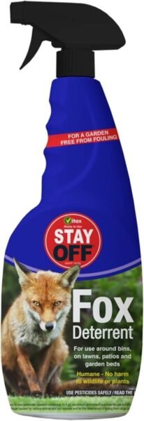 Vitax Stay Off Fox Deterrent 750ml – Ready-to-Use Garden Fox Repellent Spray