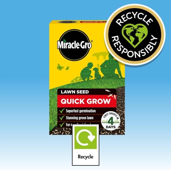 Miracle-Gro Quick Grow Lawn Seed – 56m² (1.6kg Carton)