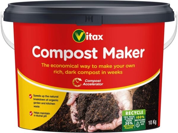 81MQ13xLzTL._AC_SL1500_ Vitax Compost Maker 10Kg – Organic Compost Accelerator for Faster, Richer Garden Compost