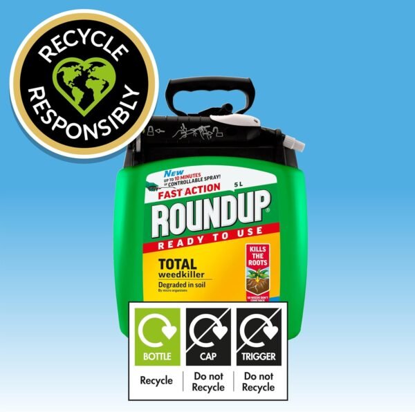 81lGZbxYWwL._AC_SL1500_ Roundup Fast Action Ready to Use Weedkiller – 5L