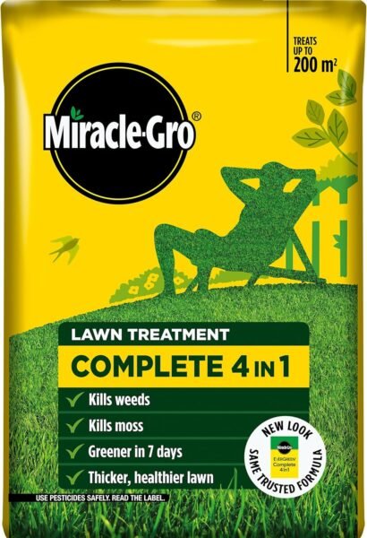 91tjOr2wEzL._AC_SL1500_ Miracle-Gro Evergreen Complete 4 in 1 Lawn Feed, Weed & Moss Killer – 200m² Coverage