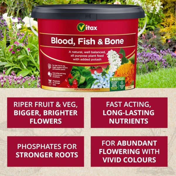 Blood Fish & Bone 10Kg (2) Blood Fish & Bone 10Kg – Organic Fertiliser for Vegetables, Fruit & Flowers