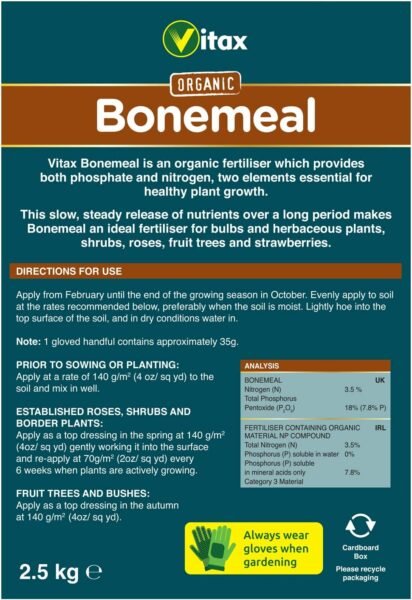 Bonemeal 2.5kg (6) Bonemeal 2.5kg