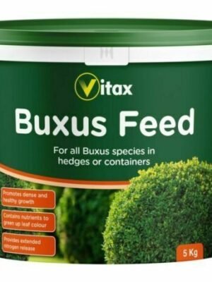 Vitax Buxus Feed 5Kg Tub – Specialist Fertiliser for Healthy Buxus Hedges & Shrubs