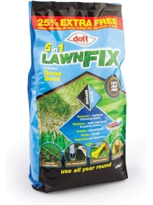 Doff 5 In 1 Lawn Fix Grass Seed 2.25kg (1) Doff 5 In 1 Lawn Fix Grass Seed 2.25kg