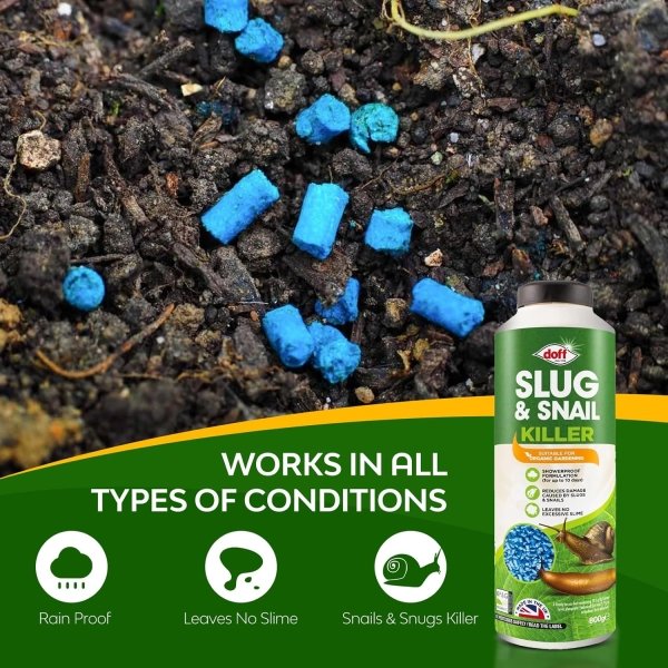 Doff Slug & Snail Killer 800g (5) Doff Slug & Snail Killer 800g