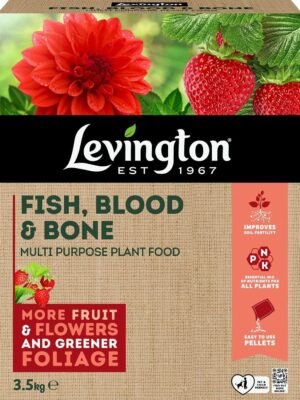 Fish Blood & Bone 3.5Kg (1) Fish Blood & Bone Organic Fertiliser 3.5kg – Natural Plant Food