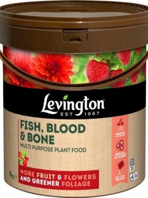 Fish Blood & Bone Tub 9Kg (1) Fish Blood & Bone Organic Fertiliser 9kg – Natural Plant Food Tub