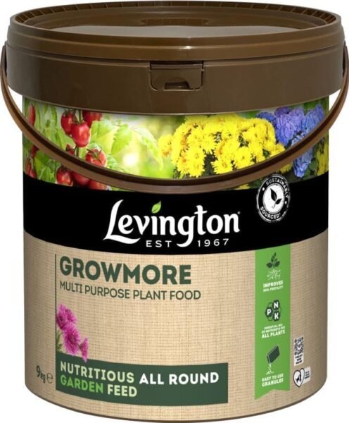 Growmore Multipurpose Plant Food Tub 9Kg (1) Growmore Multipurpose Plant Food Tub 9Kg