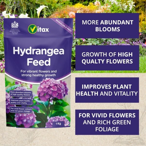 Hydrangea Feed 1Kg (1) Vitax Hydrangea Feed 1Kg – Granular Fertiliser for Healthy Growth & Abundant Blooms