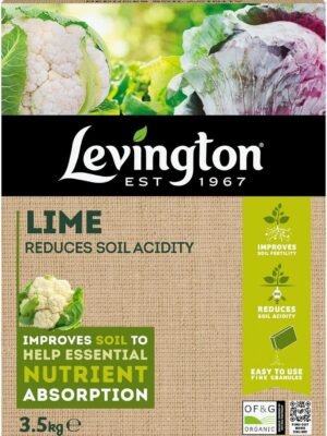 Lime 3.5 Kg (1) Levington Garden Lime 3.5kg – Reduces Soil Acidity & Promotes Healthy Growth