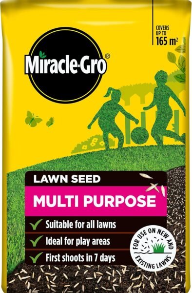 Miracle-Gro Multi Purpose Lawn Seed – 165m² (5kg bag)
