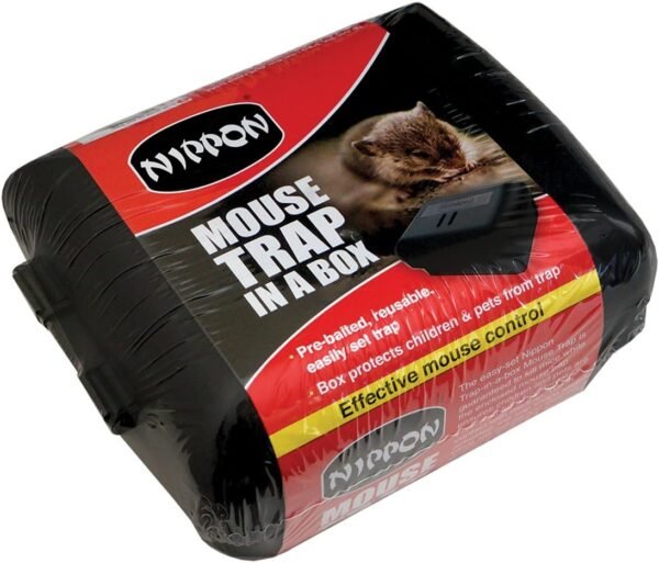 Nippon Pre-Baited Mouse Trap in a Box