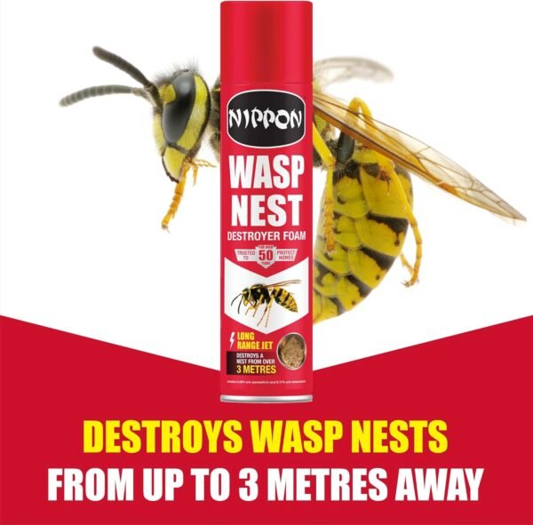 Nippon Wasp Nest Destroyer Foam 300ml