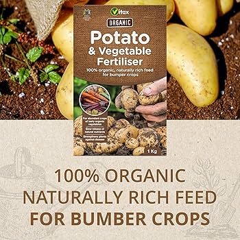 Organic Potato Fertiliser 1kg (3) Vitax Organic Potato Fertiliser 1Kg – Slow-Release Nutrients for Bumper Potato Harvests