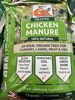 Pelleted Chicken Manure Fertiliser 20Kg (3) 6X Pelleted Chicken Manure Fertiliser 20Kg – Organic, Natural Soil & Plant Feed