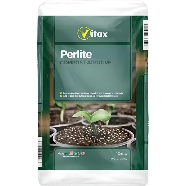 Perlite 10L – Lightweight Volcanic Mineral for Improved Soil Aeration & Water Retention