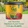 Q4 4.5Kg (4) Vitax Q4 Fertiliser Pellets 4.5Kg – All-Purpose Plant Food for Flowers, Vegetables & Lawns