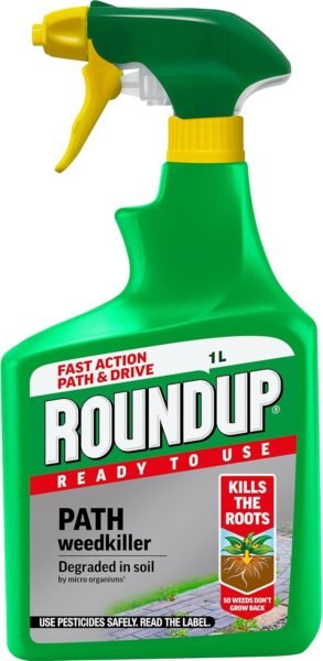 Roundup Ready To Use Path & Drive 1L (1) Round up Fast Action Path and Drive Ready To Use Weed killer 1L