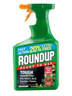 Roundup Ready to Use Tough Weedkiller 1.2L (1) Roundup Ready to Use Tough Weedkiller 1.2L – Fast-Acting Systemic Weed Control