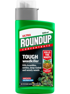 Roundup Ultra Concentrate Weedkiller 500ml (1) Roundup Ultra Tough Concentrate Weedkiller 500ml