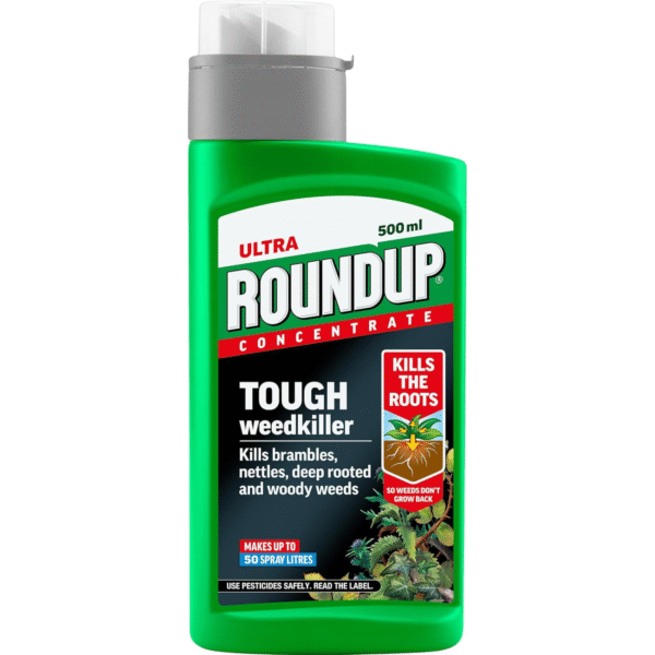 Roundup Ultra Concentrate Weedkiller 500ml (1) Roundup Ultra Tough Concentrate Weedkiller 500ml
