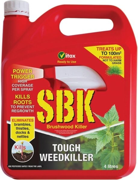 Vitax SBK Brushwood Tough Weed Killer Ready to Use 4L