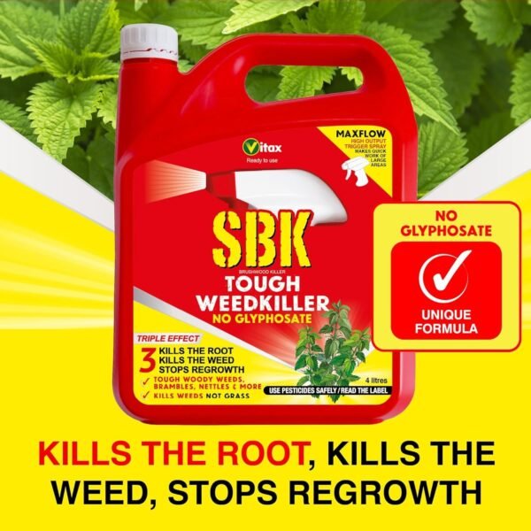 Vitax SBK Brushwood Tough Weed Killer Ready to Use 4L