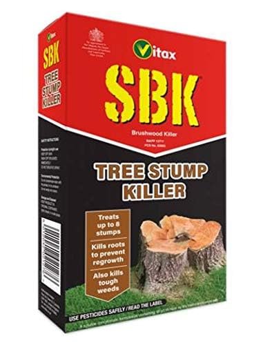 Vitax SBK Tree Stump Killer 250ml – Soluble Concentrate for Killing Stumps & Woody Weeds