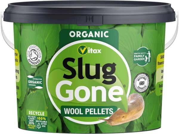 Slug Gone 10L (1) Slug Gone Wool Pellets 10L – Natural Slug & Snail Repellent, Pet & Child Safe