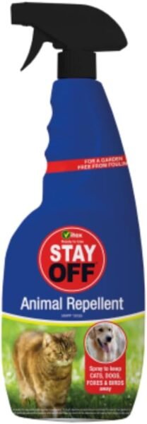 Stay Off animal Deterrent 750ml Stay Off Animal Deterrent Spray 750ml – Ready-to-Use Cat, Dog, Rabbit & Bird Repellent by Vitax