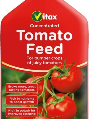 Vitax Liquid Tomato Feed 1L – Concentrated Fertiliser for Healthy Growth & Juicy Harvests