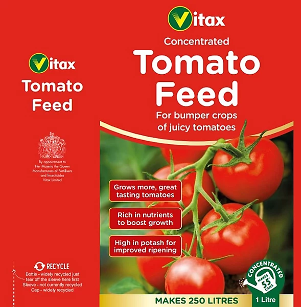 Tomato Feed 1L (1) Vitax Liquid Tomato Feed 1L – Concentrated Fertiliser for Healthy Growth & Juicy Harvests