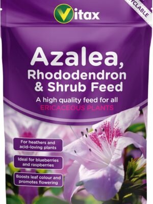 Vitax Azalea Rhododendron & Shrub Fertiliser 0.9Kg – Organic Feed for Acid-Loving Plants