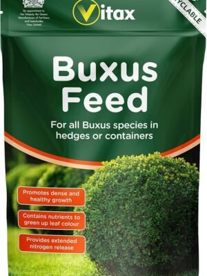 Vitax Buxus Feed 1Kg Pouch – Specialist Fertiliser for Healthy Buxus Hedges & Plants
