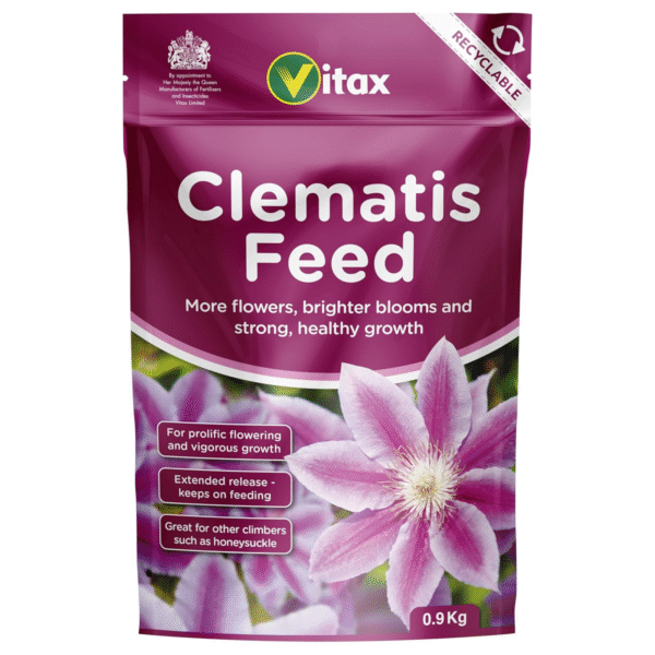 Vitax Clematis Feed 0.9Kg Vitax Clematis Feed 0.9Kg – Organic Fertiliser for Clematis & Climbing Plants
