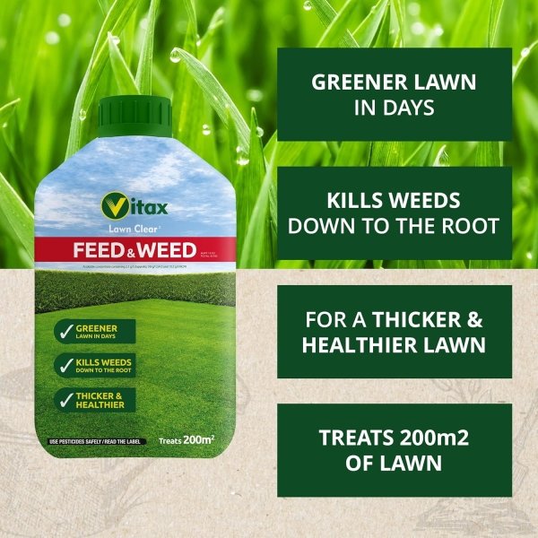 Vitax Feed & Weed 1 litre (2) Vitax Feed & Weed 1 litre