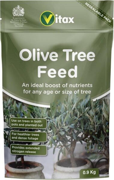 Version 1.0.0 Vitax Olive Tree Feed 0.9Kg – Organic Fertiliser for Healthy Growth & Fruiting