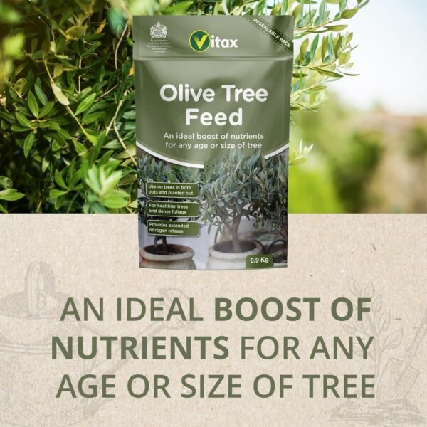 Version 1.0.0 Vitax Olive Tree Feed 0.9Kg – Organic Fertiliser for Healthy Growth & Fruiting