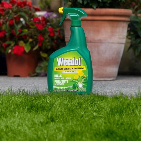 Weedol Lawn Weed Control 1L (3) Weedol Lawn Weed Killer Ready to Use – 1L