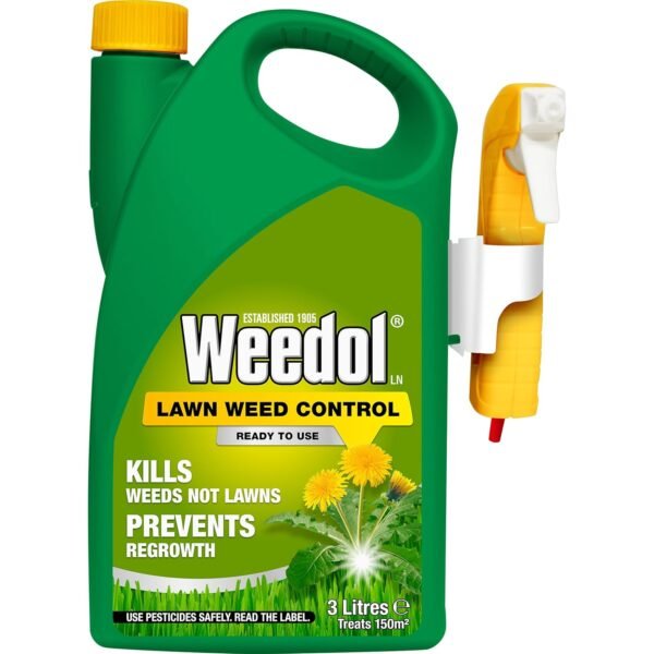 Weedol Lawn Weed Control 3L (1) Weedol Lawn Weed Killer Ready to Use – 3L