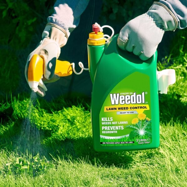 Weedol Lawn Weed Control 3L (6) Weedol Lawn Weed Killer Ready to Use – 3L