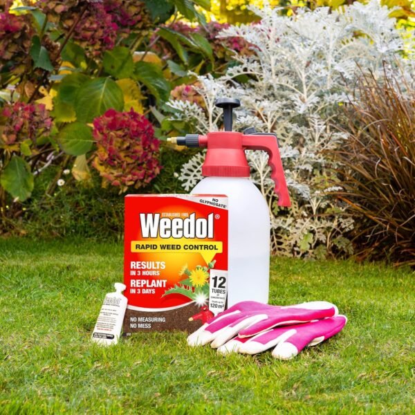 Weedol Rapid Weed Control 120m2 - 12 Pack (3) Weedol Rapid Weed Control 12 Tubes 120m² (Concentrate Tubes)
