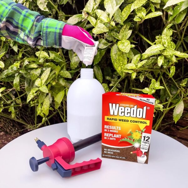 Weedol Rapid Weed Control 120m2 - 12 Pack (4) Weedol Rapid Weed Control 12 Tubes 120m² (Concentrate Tubes)