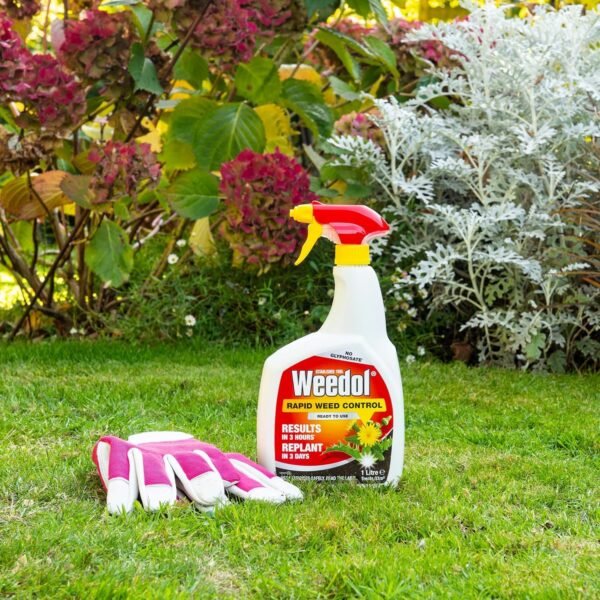 Weedol Rapid Weed Control 1L (4) Weedol Rapid Weed Control Ready to Use Weedkiller – 1L