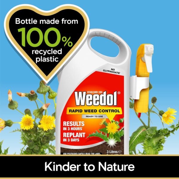 Weedol Rapid Weed Control Ready to Use Weedkiller – 3L