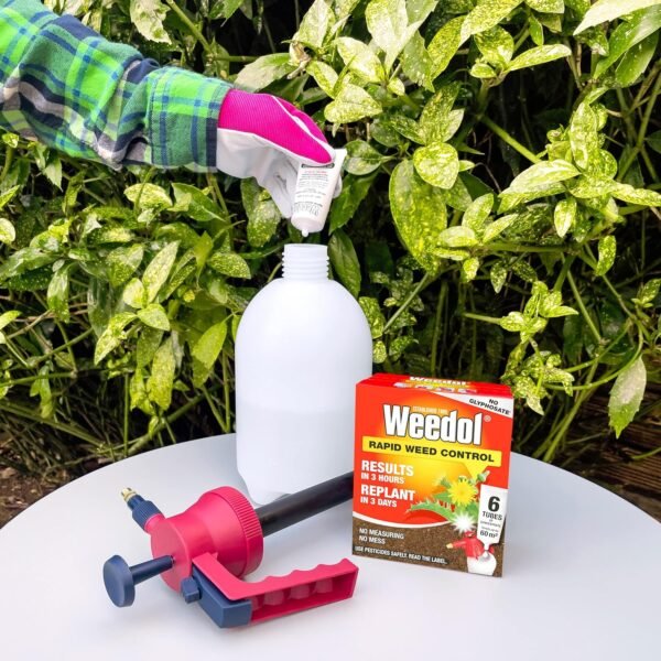 Weedol Rapid Weed Control 60m2 - 6 Pack (3) Weedol Rapid Weed Control 6 Tubes 60m² (Concentrate Tubes)
