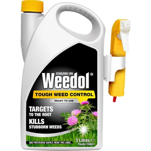 Weedol Tough Weed Control Ready to Use Weedkiller – 3L