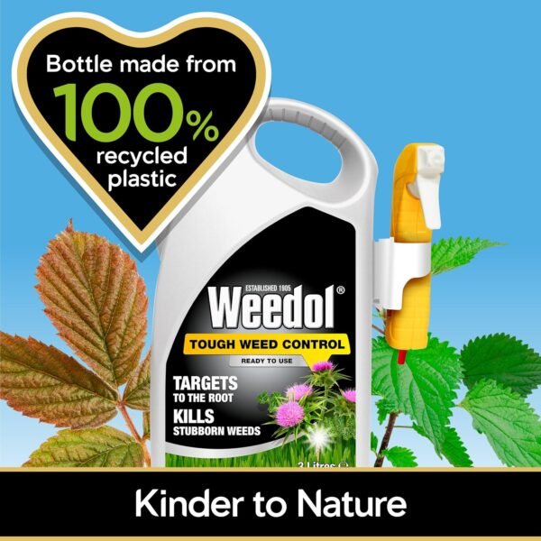 Weedol Tough Weed Control Ready to Use Weedkiller – 3L