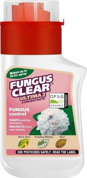FungusClear Ultimate Concentrate – 210 ml Systemic Fungicide for Roses, Ornamentals & Edibles